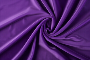 Obraz premium Rich Royal Purple Velvet Fabric Background Texture Close-Up