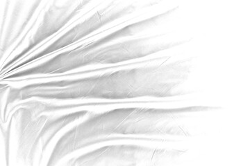 Obraz premium Abstract Background on isolated. Abstract white waves. Wave from Curtain. White wave background.
