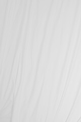 Obraz premium Abstract Background on isolated. Abstract white waves. Wave from Curtain. White wave background.