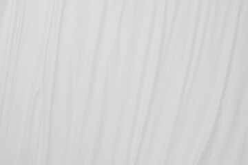 Obraz premium Abstract Background on isolated. Abstract white waves. Wave from Curtain. White wave background.