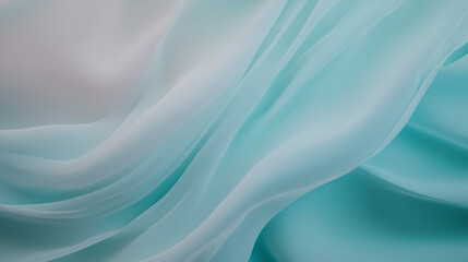 Obraz premium Abstract Soft Flowing Blue and White Fabric Texture