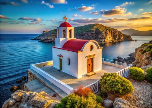 Stunning Coastal Church in Kythira, Greece - October 9, 2024