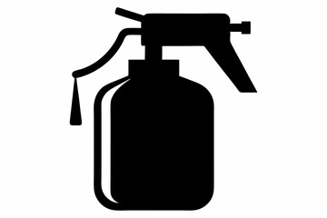 Spray bottle silhouette vector, Spray bottle icon symbol, Clean spray bottle
