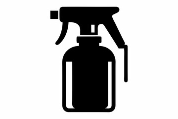Spray bottle silhouette vector, Spray bottle icon symbol, Clean spray bottle