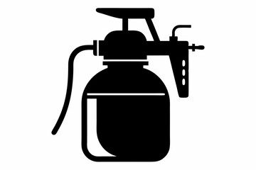 Spray bottle vector icon, Clean spray bottle silhouette, Spray bottle symbol

