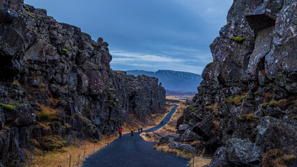 シンクヴェトリル　ギャオ　アイスランド