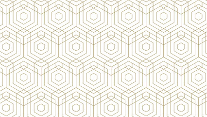 geometric golden line pattern background