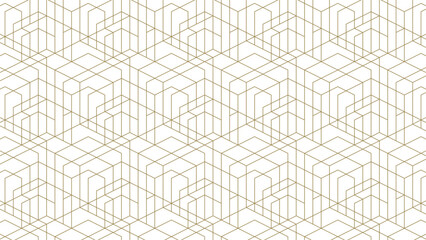 geometric golden line pattern background