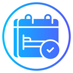 booking gradient icon