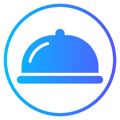 food service gradient icon