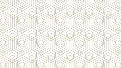 geometric golden line pattern background