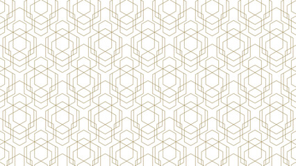geometric golden line pattern background