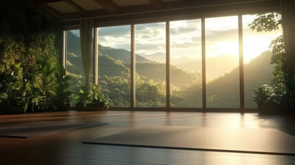 Transform your mind and body with yoga in a serene natural setting