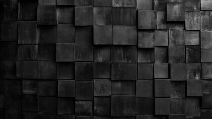 Explore the intricate beauty of textured black wall panels in modern design