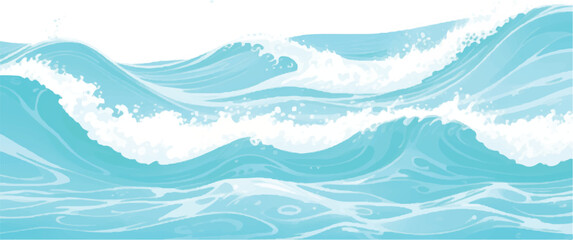 Naklejka premium Transparent abstract soft blue and green abstract water color ocean wave texture background. Banner Graphic Resource as background for ocean wave and water wave abstract graphics 