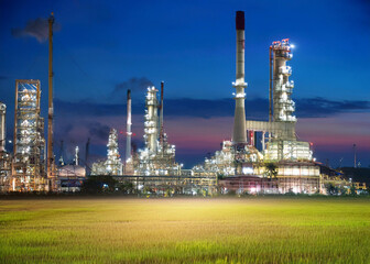 Obraz premium オイルコンビナート