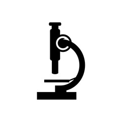 Microscope icon. Simple vector sign.