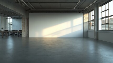 Create a stunning minimalist office space with natural light and modern design