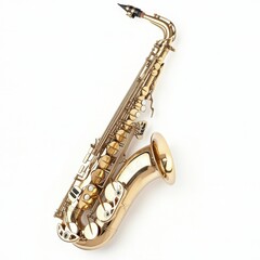saxophone isolated on white