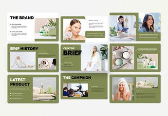 Creative Brief Presentation Template Layout
