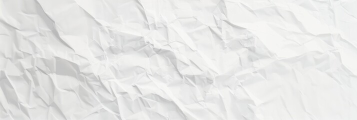 Naklejka premium White paper texture background crumpled design wrinkled.