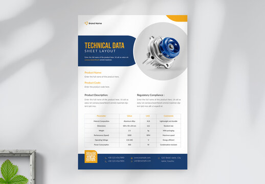 Technical Data Sheet Template