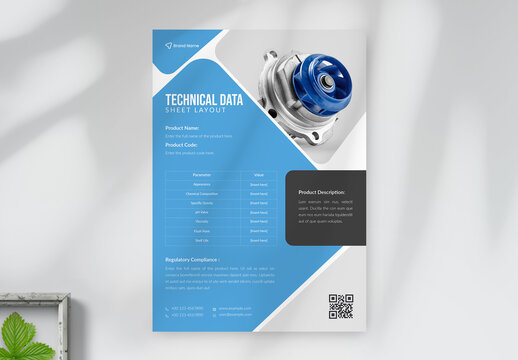 Technical Data Sheet Layout