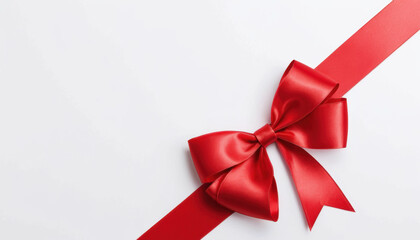 Festive Red Ribbon and Bow for Christmas, Valentine’s and Birthdays 