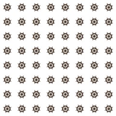 Old steering pattern illustration on white background. Fabric, wallpaper, background