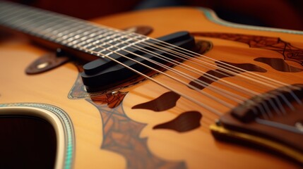 Fototapeta premium Closeup of a Guitar