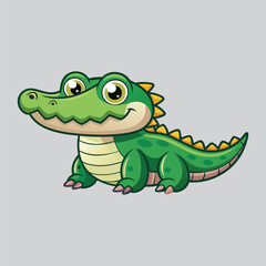 Alligator vector illustration design