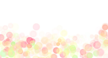 Elegant Transparent Bokeh Effect