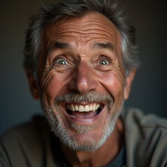 A natural smile