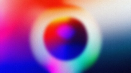 Vivid orb abstract art. Colorful sphere, vibrant hues blend; inner light symbolizes hope, potential.