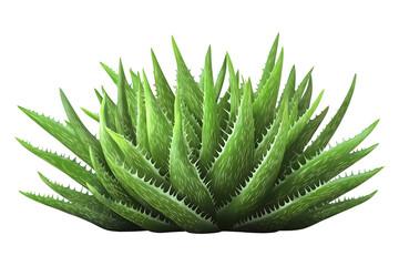 Fototapeta premium Aloe vera plant on a white background. isolated background.