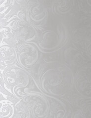 Fototapeta premium pattern - abstract silver pattern with gray swirl background - Generative AI
