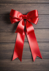 Festive Red Ribbon and Bow for Christmas, Valentine’s and Birthdays 