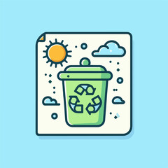 eco friendly set flat icons vector illustration design