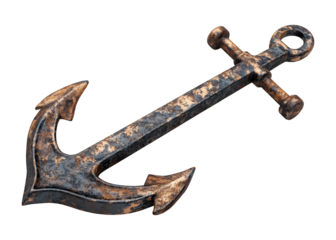 Anchor on a transparent background. isolated background.