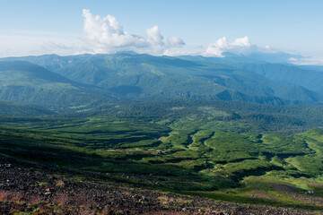Obraz premium 夏山の風景