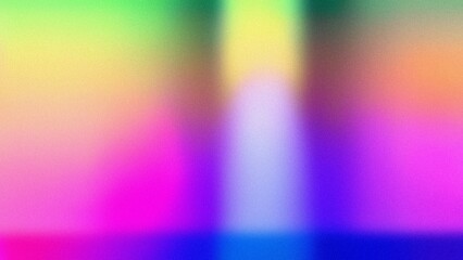 Obraz premium Rainbow gradient background. Vibrant color blend; evokes joy, energy, and optimism. Perfect for modern designs.
