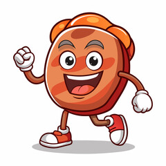 happy smiling cartoon character