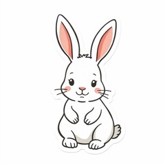 Rabbit sticker