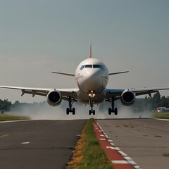 airplane at the airport