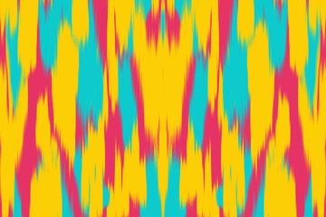 Uzbekistan ikat pattern. Uzbekistan ikat abstract ethnic design. Uzbekistan pattern design for background, wallpaper, textile, art, clothing, wrapping paper, Uzbek style, Uzbek fabric