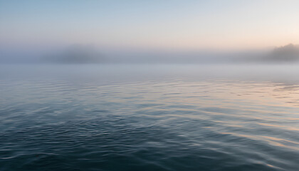 Obraz premium Sea ripple water with morning fog 
