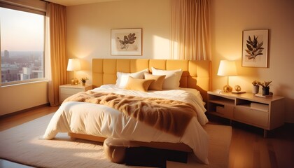 Photo modern style interior room 3d illustration