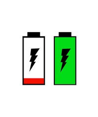 battery icon vector illustration