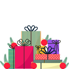 Christmas Gift Illustration