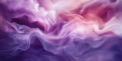 Obraz premium Abstract swirling smoke, vibrant colors, ethereal atmosphere, soft textures
